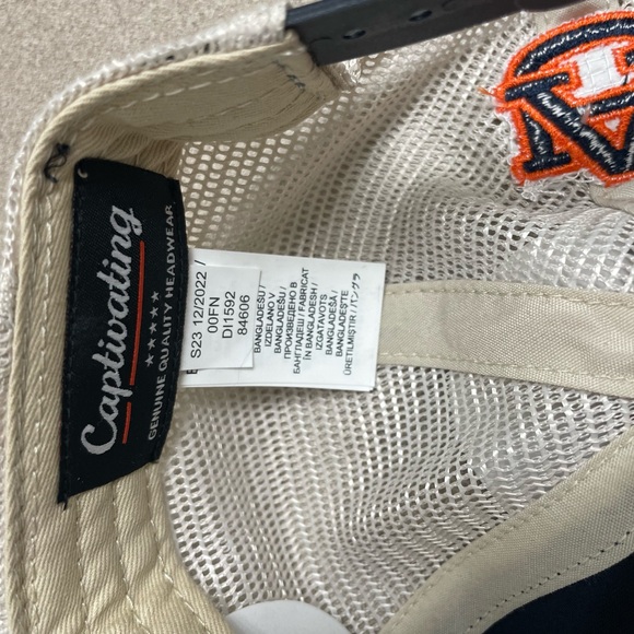 Auburn Tigers Land Of The Tigers Alabama State USA Flag Mesh Trucker Hat Cap - Picture 8 of 9